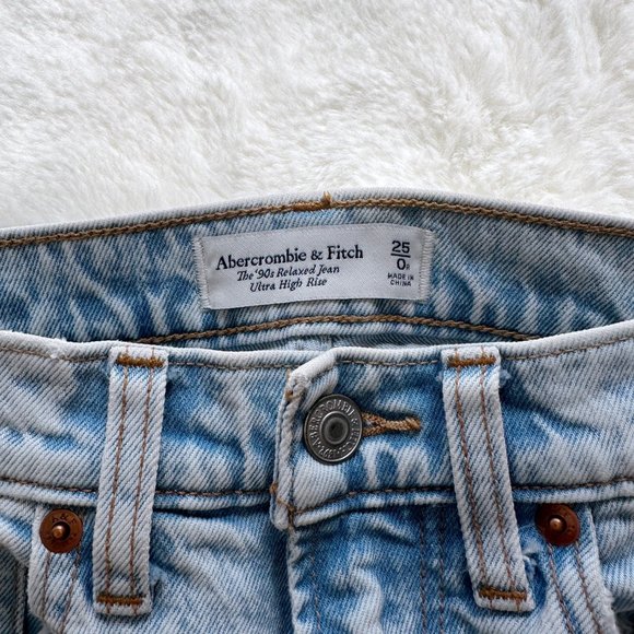 Abercrombie & Fitch Light Blue Flare Jeans - Picture 3 of 5